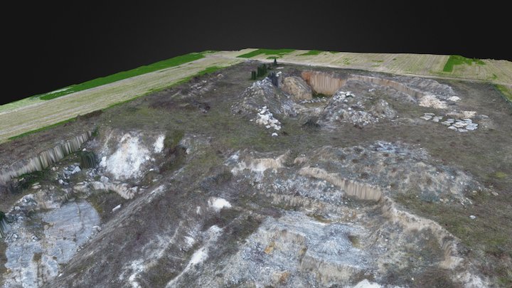 Aerofotogrammetria Cava da Drone 3D Model