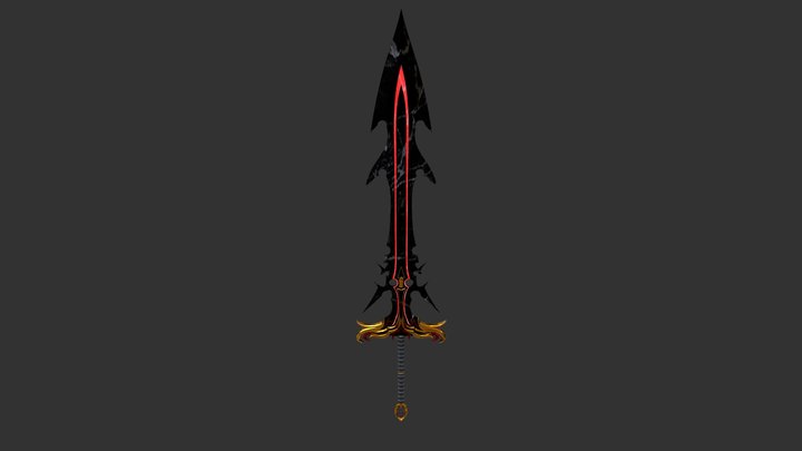 SWORD-Zamorak 3D Model