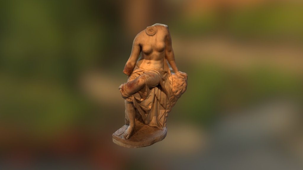 Nymphe seated