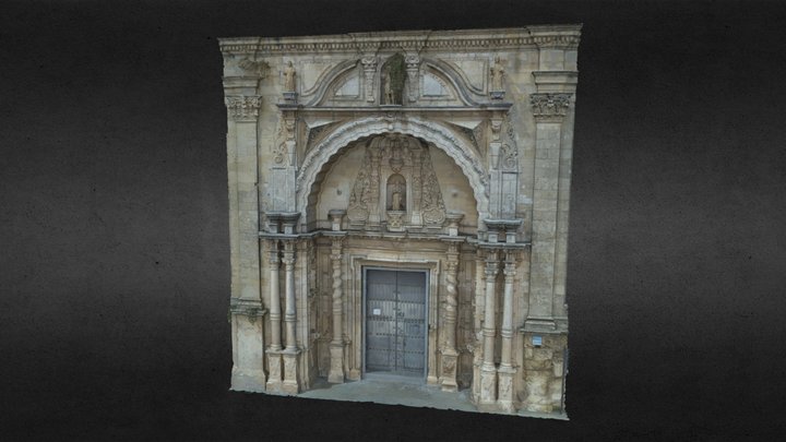 Portada Iglesia de San Miguel (Morón de la Fra) 3D Model