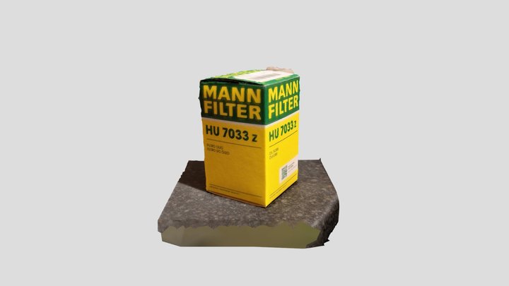 Oil filter Box 3D Model