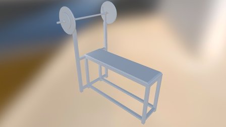 MESA DE SUPINO 3D Model