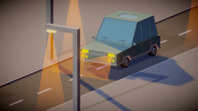 Isometric car animation - Daily render - 14 3D Model