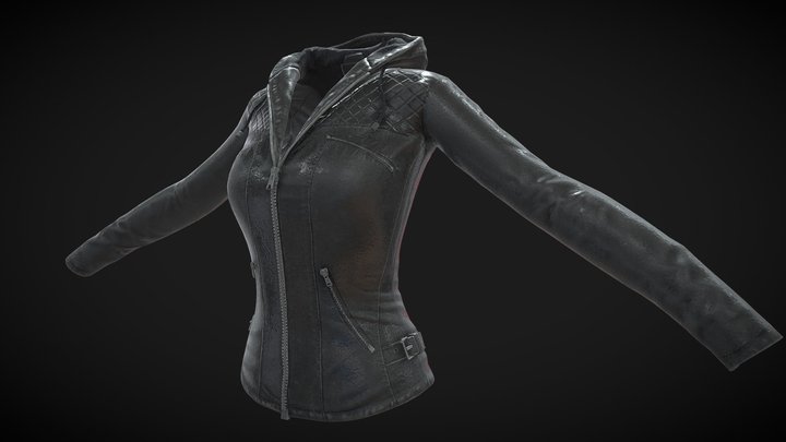 Leather Jacket 3D Model
