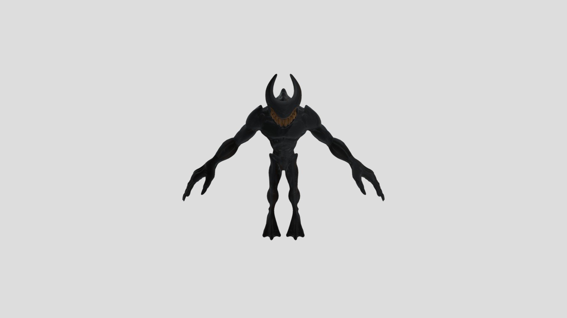 STL file BEAST BENDY - BENDY AND THE INK MACHINE 🎮・3D printable