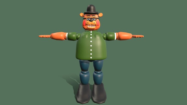 Toy Big Smoke Freddy Model (Meme) 3D Model