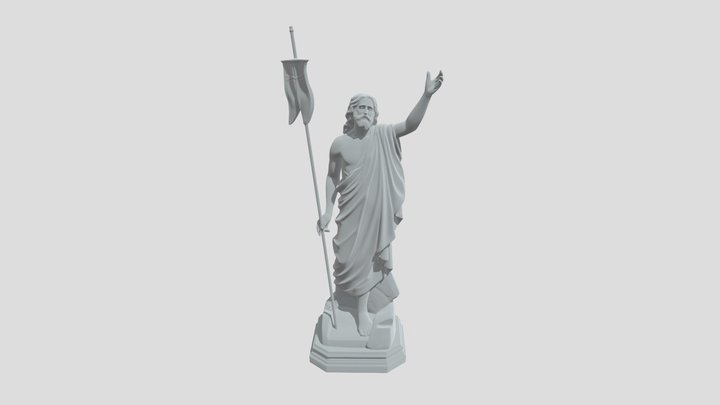 Resurrected Christ 3D Model