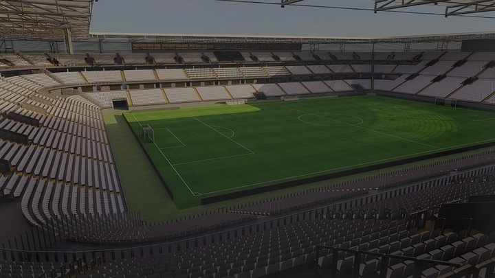 Modern Stadium 3D Model