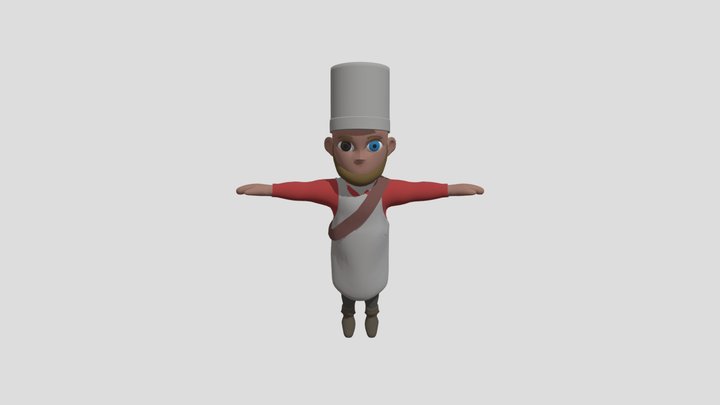 Chef Spice 3D Model
