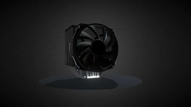 CPU cooler / Towercooler 3D Model