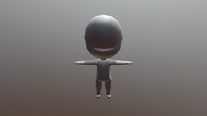 Low Poly Character 3D Model