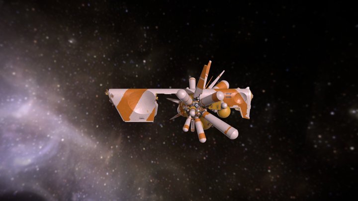 Weird-Field Ship: WF Rockwell 3D Model