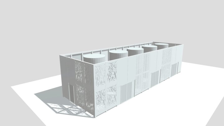 PCL Fence- 3-cnc-panels-sketchfab 3D Model