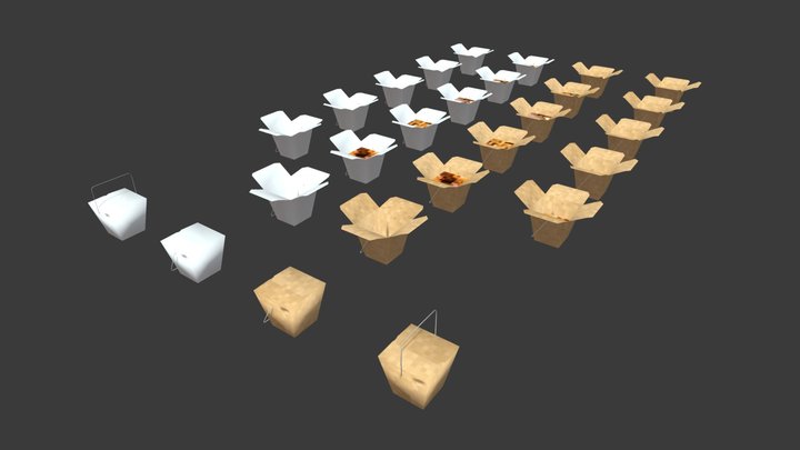 [PSX] Takeaway / Takeout 3D Model