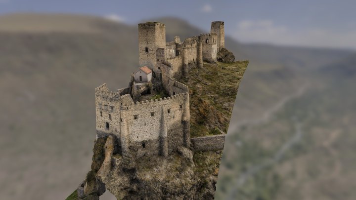 Khertvisi Fortress - Raw Scan 3D Model