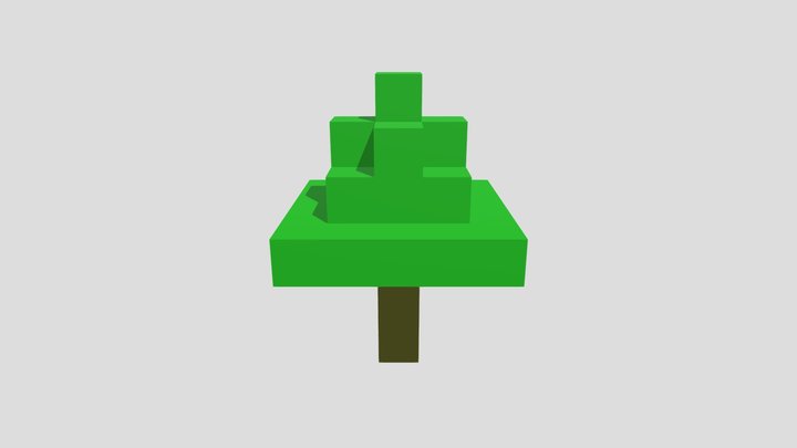 Minecrafttree 3D models - Sketchfab