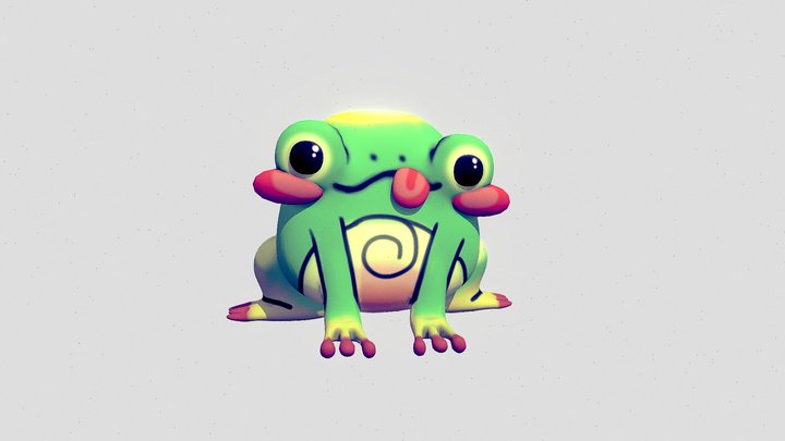 [ShioHato] ¡Cute Ranita! <3 3D Model