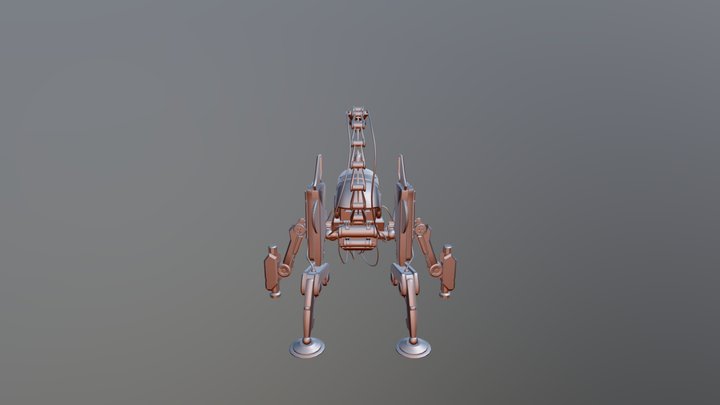 essai robot 3D Model