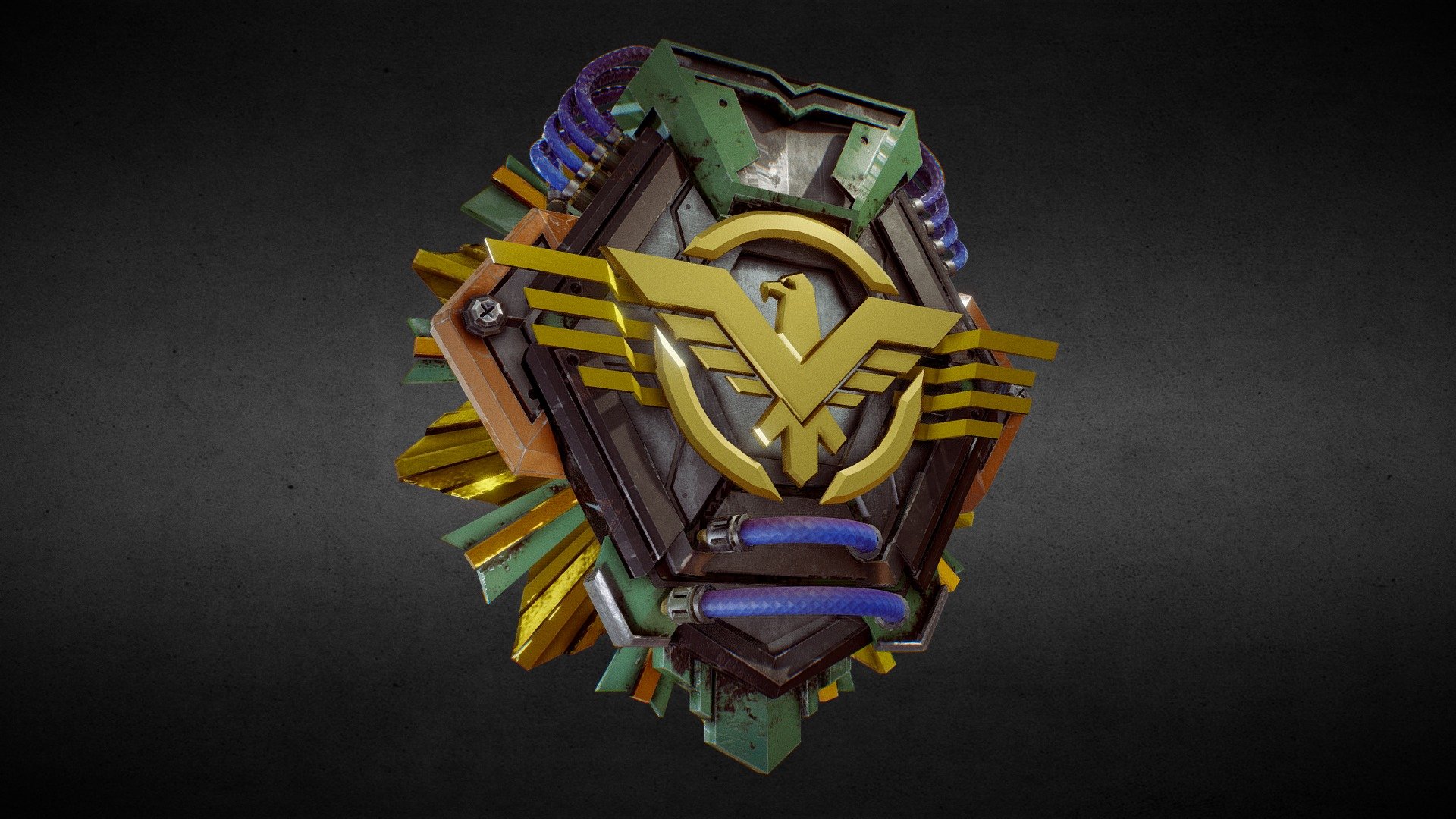 Game Badge - Download Free 3D model by blacksheeptal [217e60c] - Sketchfab