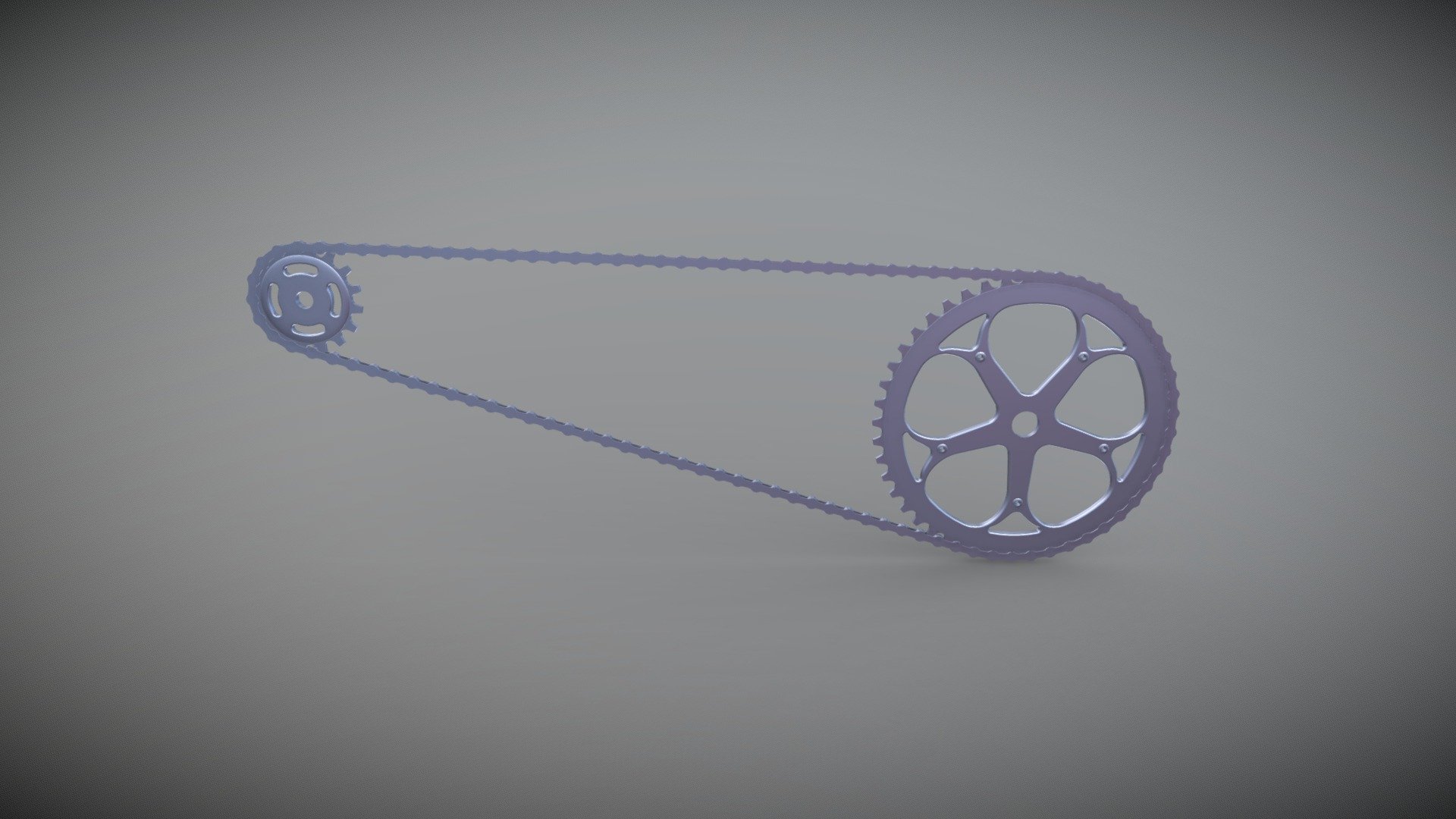 Fietstandwielen met ketting