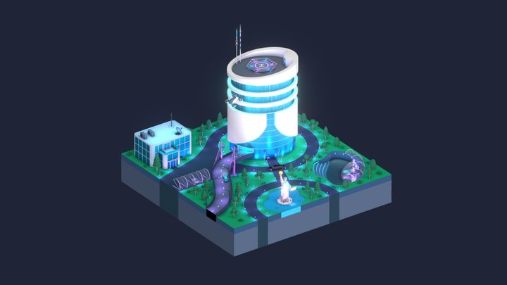 Minerio Management Building 3D Model