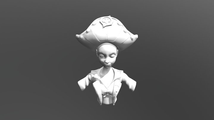Portfolio 4: Milestone 3 Pirate Model 3D Model