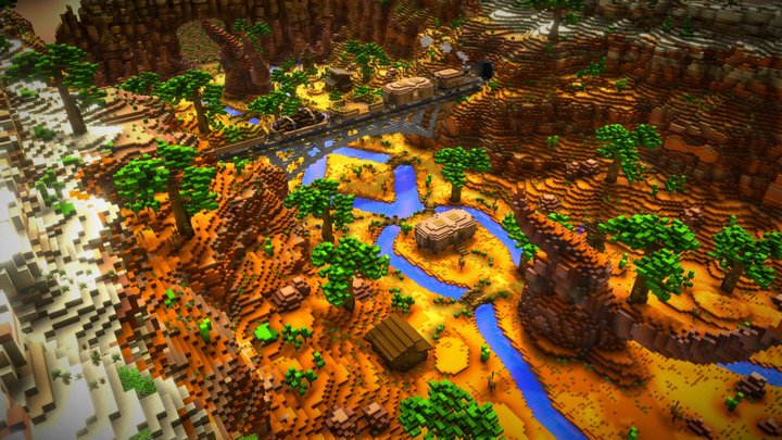 PvP Arena - Canyon - 350x250 3D Model