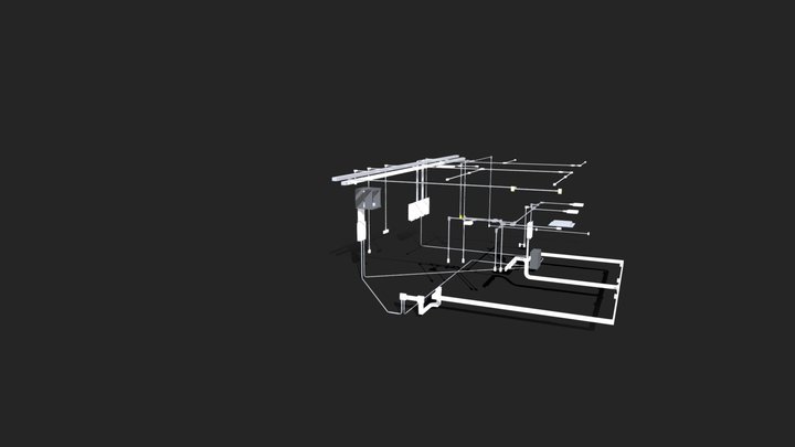 Reforma Elétrica - Canaletas DUTOTEC 3D Model