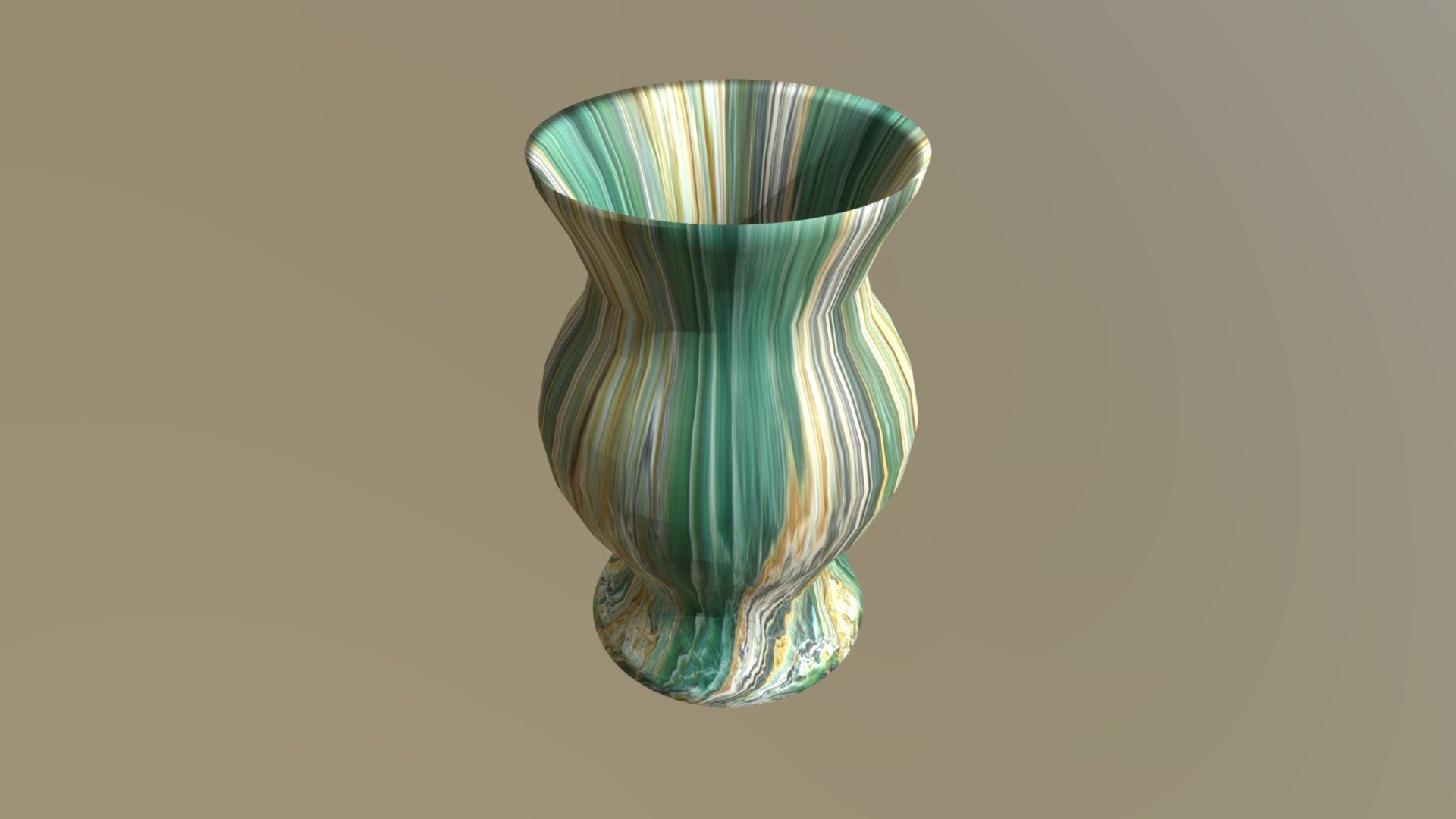 Vaso D' Onice Verde