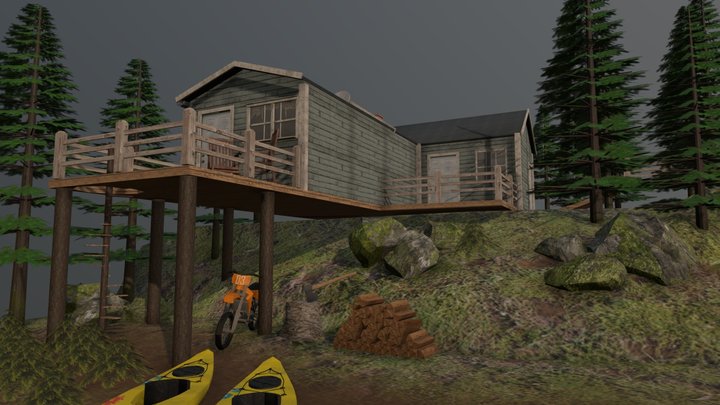 DAE Diorama - By the ocean 3D Model
