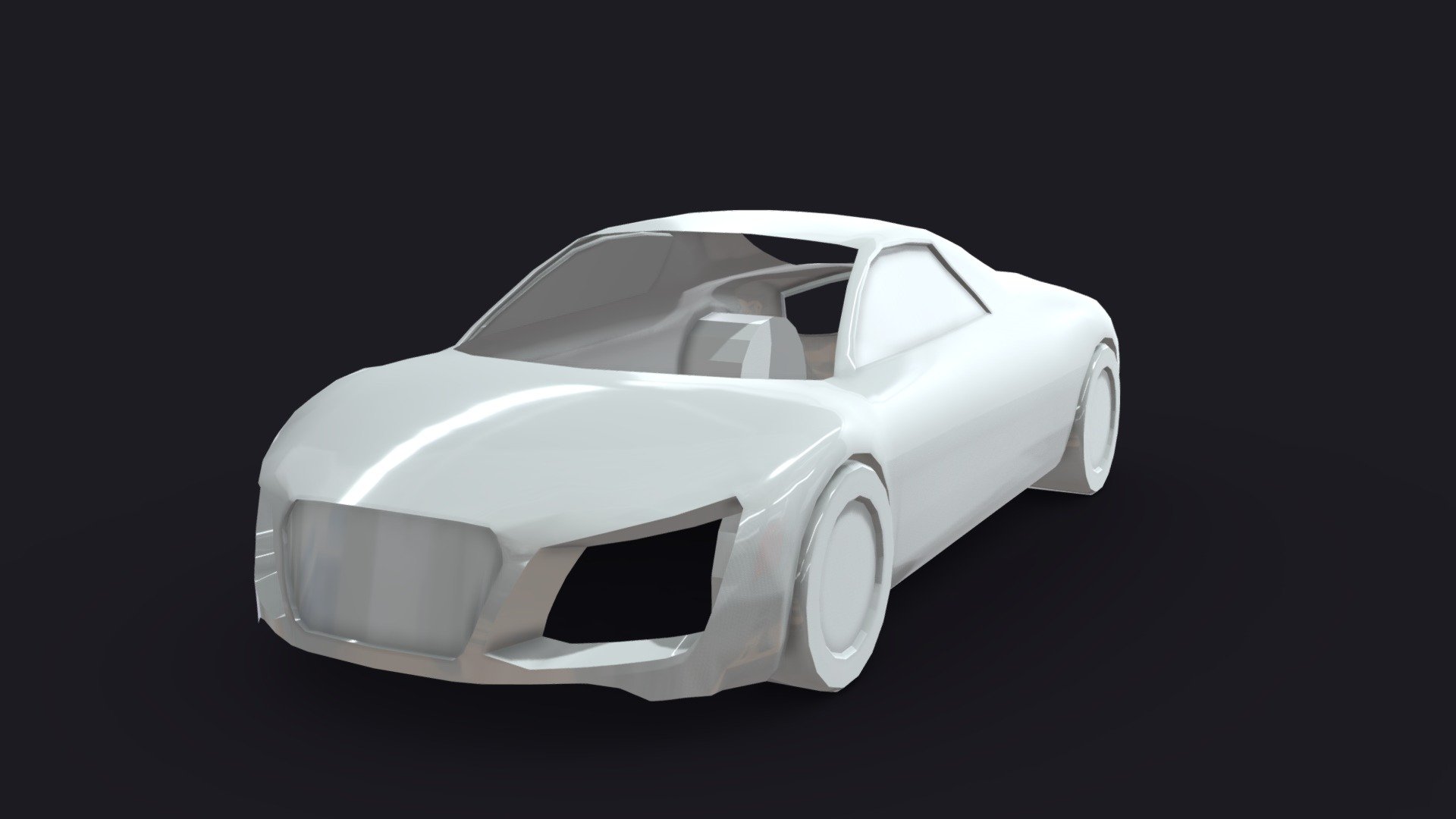 Audi R8 blockout - 3D model by tersaLamba [2181dbc] - Sketchfab