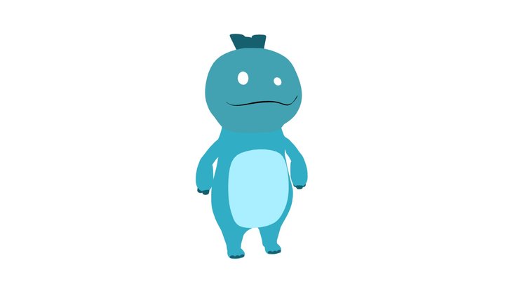 Sploon from Mobbles Game 3D Model