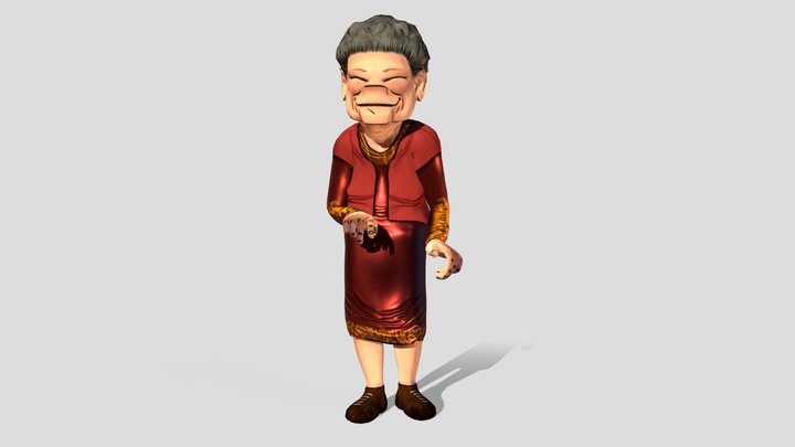 Hong's Mom 3D Model