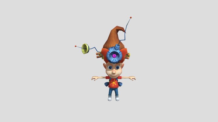 Jimmy Neutron Globs Of Doom 3D Model