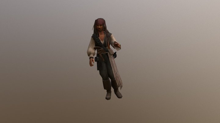 Jack Sparrow 3D Model