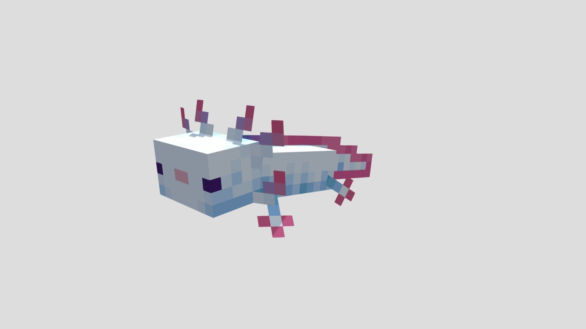 white axolotl - Download Free 3D model by JohnElkes [21862ee] - Sketchfab