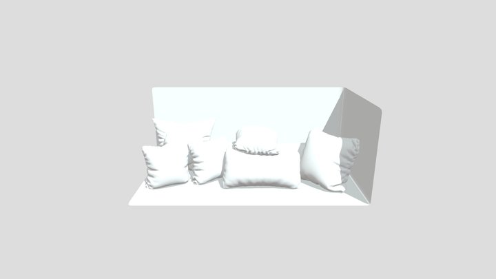 Professional 3D Pillow Models 3D Model