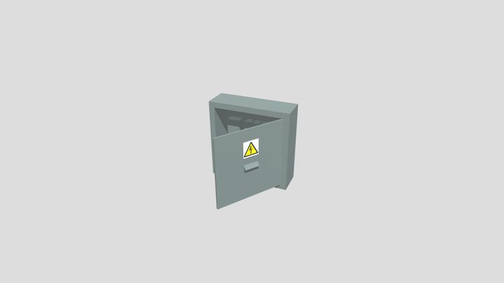 Electric Distribution Box 3D Model