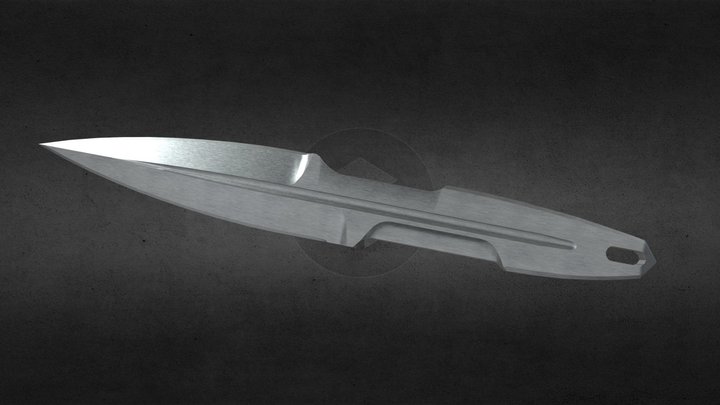 Tactical Knife 3D Model
