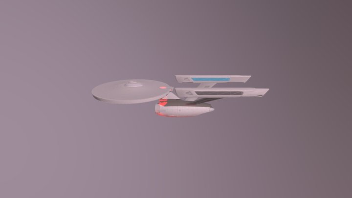 Uss_enterprise_1701-a_refit 3D Model