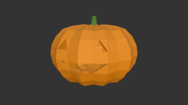 Happy Pumpkin 3D Model