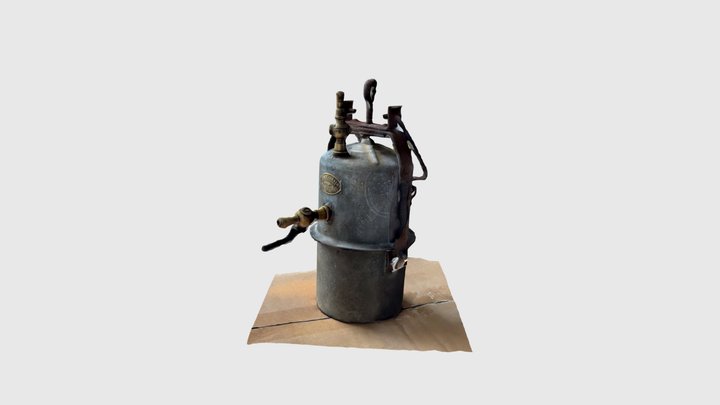 Carbidlamp - Lampe ideale 3D Model
