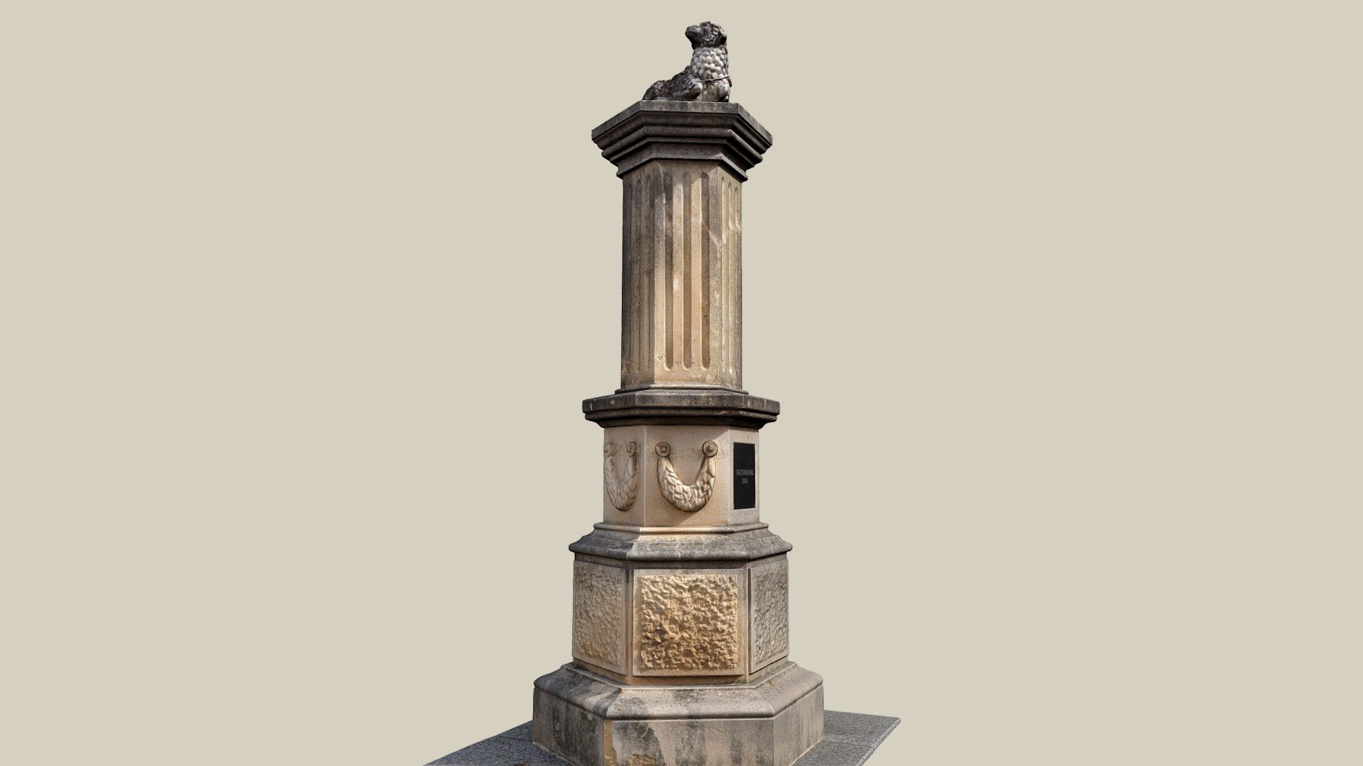 Stadtsäule — Sketchfab embed 3D viewer