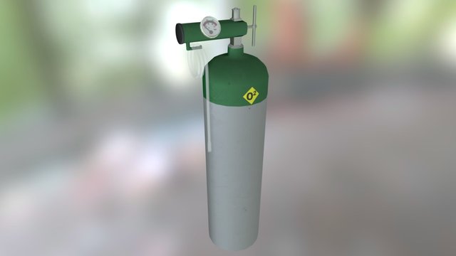 Oxygen Tank 3D Model