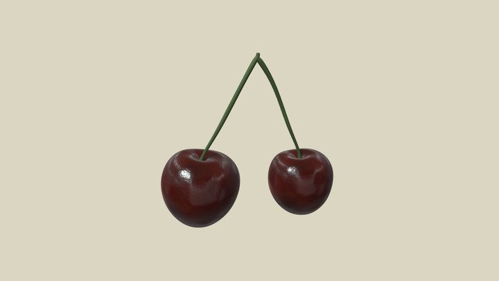 Cherries 3D Model