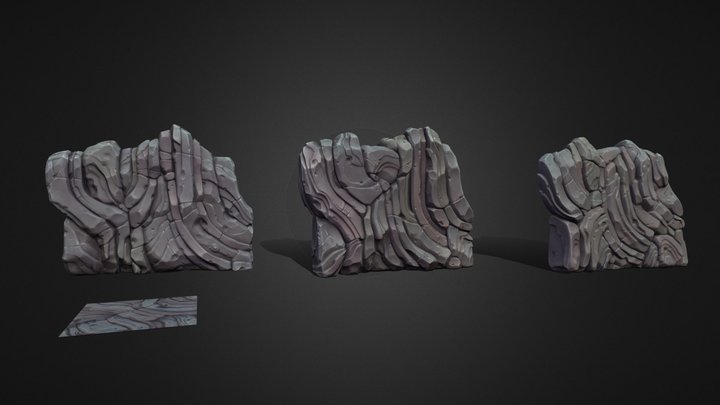 Cliffs 3D Model
