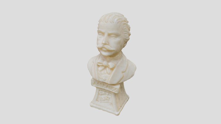 Johann Strauss 3D Model