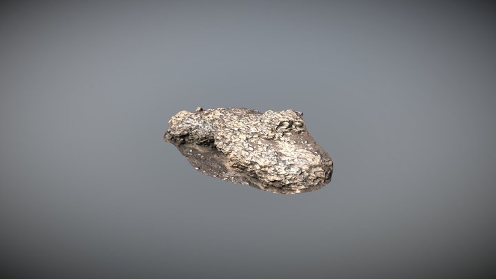 Bouari ancient rock clif 01 3D Model
