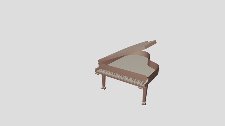 Piano de cola 3D Model