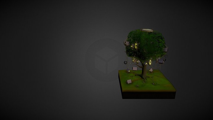 Paradise on earth 3D Model